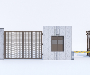 Modern Security Booth-ID:461520916