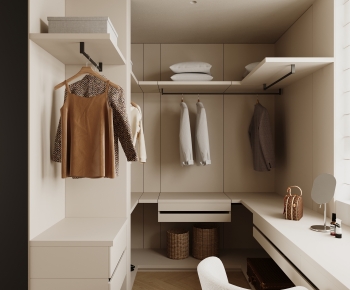 Modern Clothes Storage Area-ID:448015938