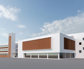 Modern School Building-ID:528263093