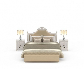 European Style Double Bed-ID:984677081