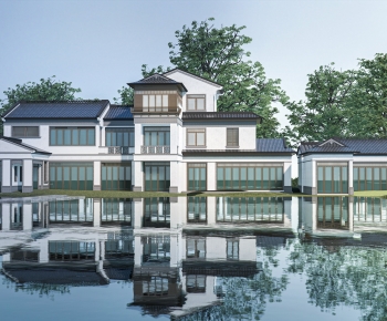 Modern Residential Building-ID:121939245