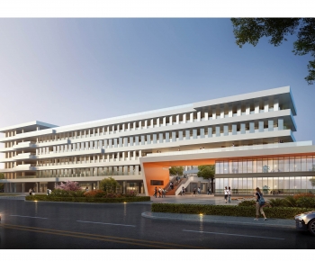 Modern School Building-ID:873195899