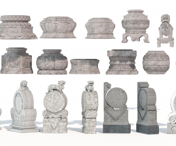 Chinese Style Stone Carving-ID:420952083