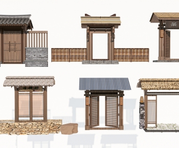 Chinese Style Facade Element-ID:523155931