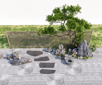 New Chinese Style Rockery Waterscape-ID:608961114