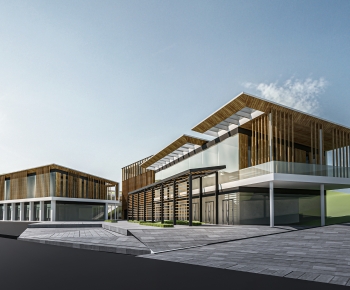现代民宿建筑组合-ID:934475904