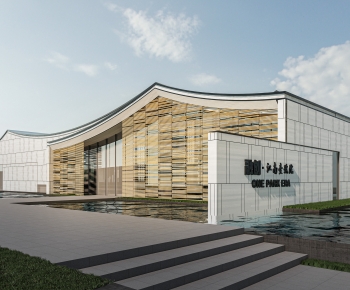 New Chinese Style Appearance Of Commercial Building-ID:930071123