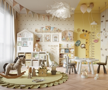 Modern Children's Room Activity Room-ID:768345122
