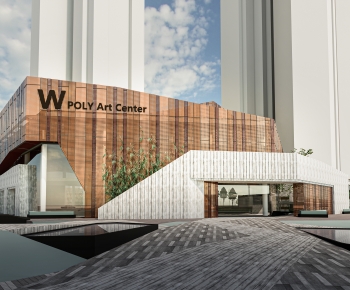 Modern Appearance Of Commercial Building-ID:690630919