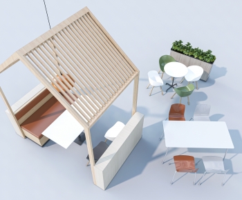 Modern Dining Table And Chairs-ID:107444059