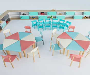 Modern Children's Table/chair-ID:576553116