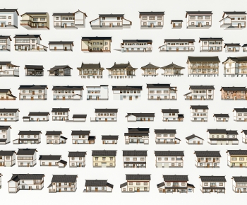 New Chinese Style Residential Building-ID:125429638