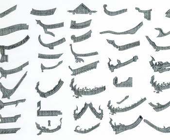 Chinese Style Building Component-ID:682890424