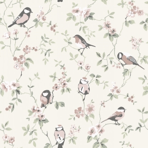 新中式花鸟壁纸-ID:700521955