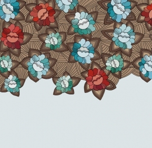 ModernAnimal And Plant Pattern Wallpaper