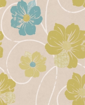 ModernAnimal And Plant Pattern Wallpaper