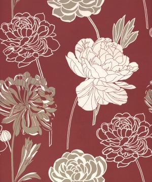 ModernAnimal And Plant Pattern Wallpaper