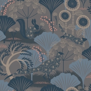 ModernAnimal And Plant Pattern Wallpaper