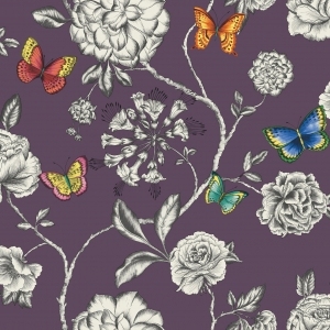 ModernAnimal And Plant Pattern Wallpaper