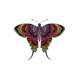 ModernAnimal And Plant Pattern Wallpaper