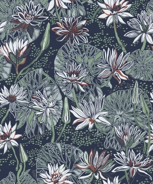 ModernAnimal And Plant Pattern Wallpaper