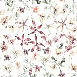 ModernAnimal And Plant Pattern Wallpaper