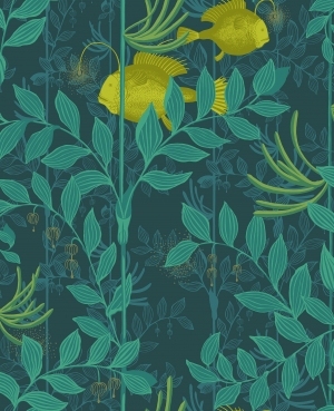 ModernAnimal And Plant Pattern Wallpaper