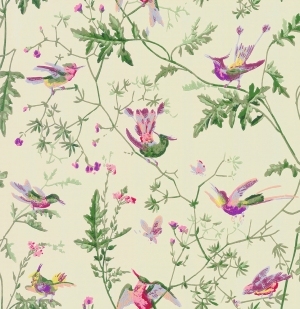 ModernAnimal And Plant Pattern Wallpaper