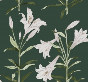 ModernAnimal And Plant Pattern Wallpaper