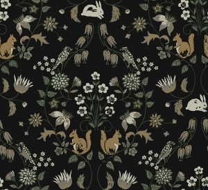 ModernAnimal And Plant Pattern Wallpaper