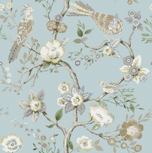 ModernAnimal And Plant Pattern Wallpaper