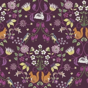 ModernAnimal And Plant Pattern Wallpaper