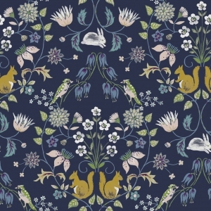 ModernAnimal And Plant Pattern Wallpaper