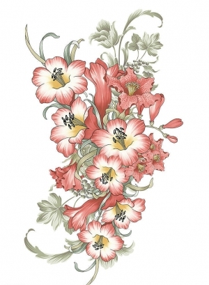 ModernAnimal And Plant Pattern Wallpaper