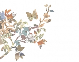 ModernAnimal And Plant Pattern Wallpaper