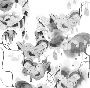 ModernAnimal And Plant Pattern Wallpaper