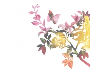 ModernAnimal And Plant Pattern Wallpaper