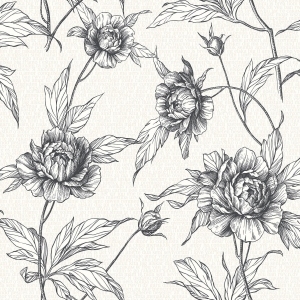 ModernAnimal And Plant Pattern Wallpaper