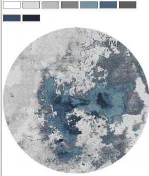 圆形地毯-ID:835787063