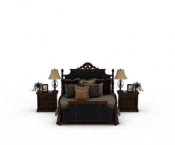 European Style Double Bed-ID:670900353