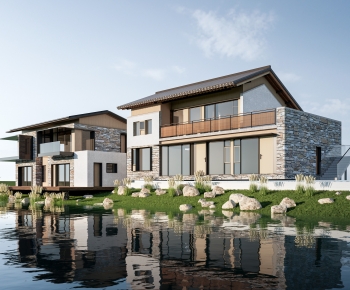 New Chinese Style Appearance Of Commercial Building-ID:919454103