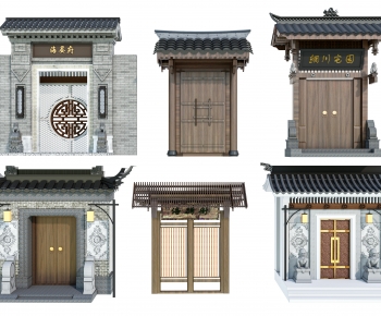Chinese Style Facade Element-ID:224343062