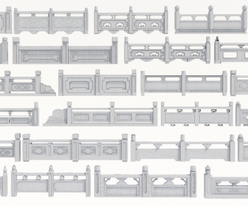 New Chinese Style Guardrail-ID:642061959