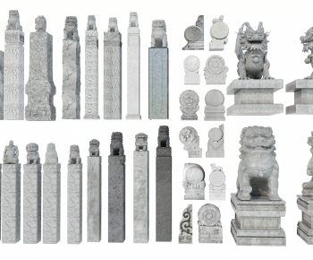 Chinese Style Column-ID:381526954