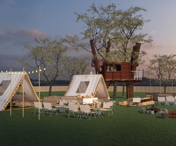 Modern Park Landscape-ID:924753903