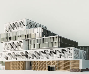 Modern Architecture Of Artistic Style-ID:566618927