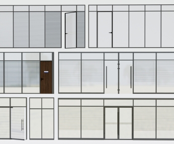 Modern Glass Screen Partition-ID:275369883