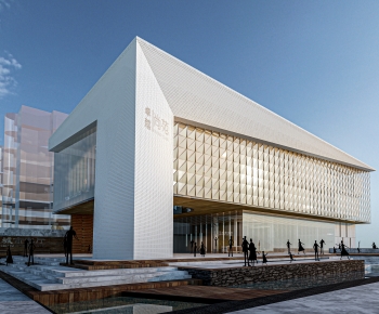 Modern Appearance Of Commercial Building-ID:251441058