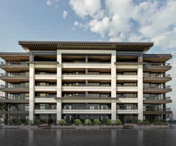 New Chinese Style Residential Building-ID:897823104