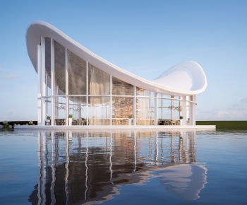 Modern Building Appearance-ID:610435963